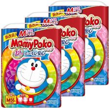 最安【即決・送料無料】【パンツ Mサイズ】マミーポコ パンツ ドラえもん オムツ(6~12kg)168枚(56枚×3) [ケース品] 