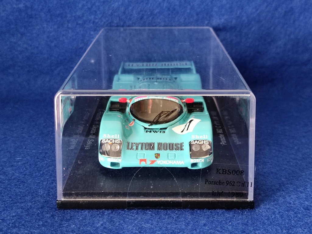 スパーク ポルシェ 962C #11 レイトンハウス LM 4位1987 Spark Porsche 962C #11 Leyton House 4th Le Mans 1987 1⁄43 Scale