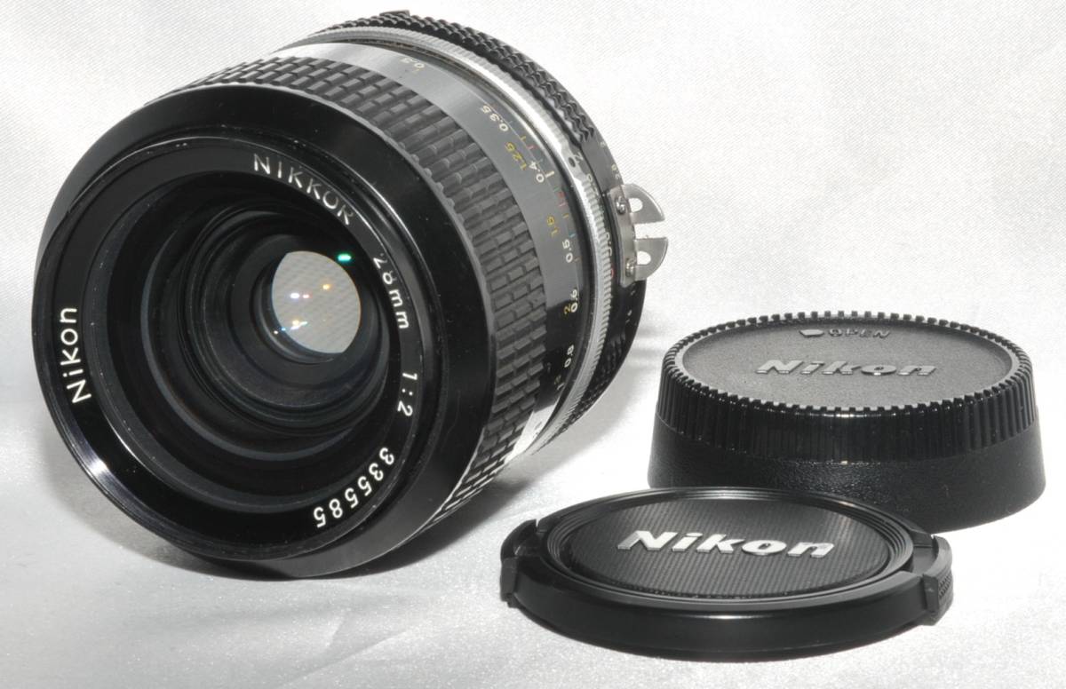 28mm Nikon Ai NIKKOR ニコン : Nikkor F2.8 家電＆カメラ | F2 AI 単焦点