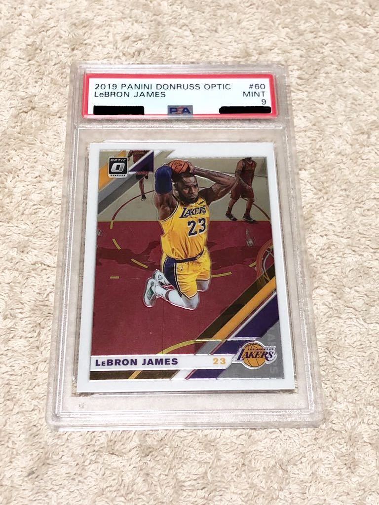 レブロンジェームズ LeBron James 2019 Panini Donruss Optic #60 PSA 
