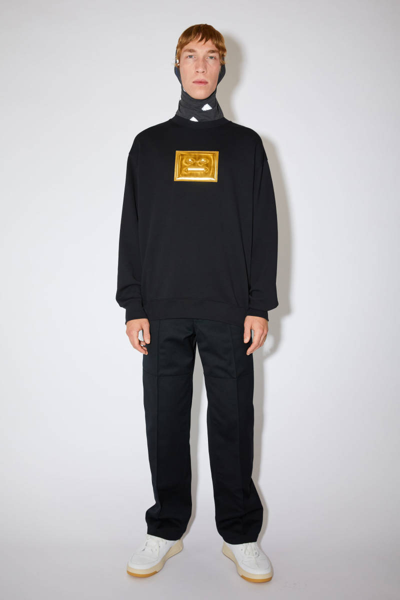 Acne Studiosクルーネックスウェットシャツ （21SS【定価3.5万】Acne 