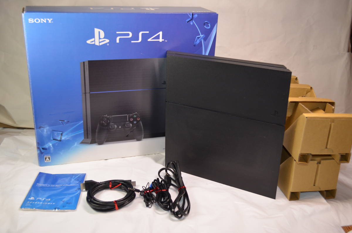 ☆動作良好☆PS4 本体 CUH-1200 ジェットブラック 500GB☆動作確認済み☆