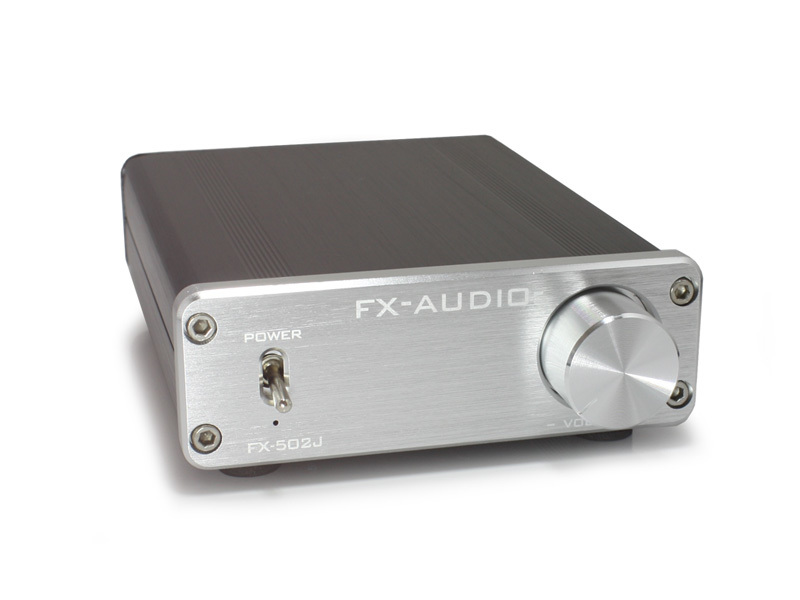 最安値，SALE】 FX-AUDIO- FX-502J[シルバー] TPA3116搭載50W×2ch