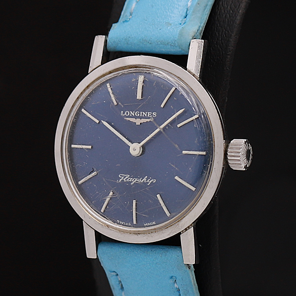 LONGINES 手巻き式時計　稼働確認済み 1円☆アンティーク◎稼働【LONGINES ロンジン】手巻き フラッグシップ