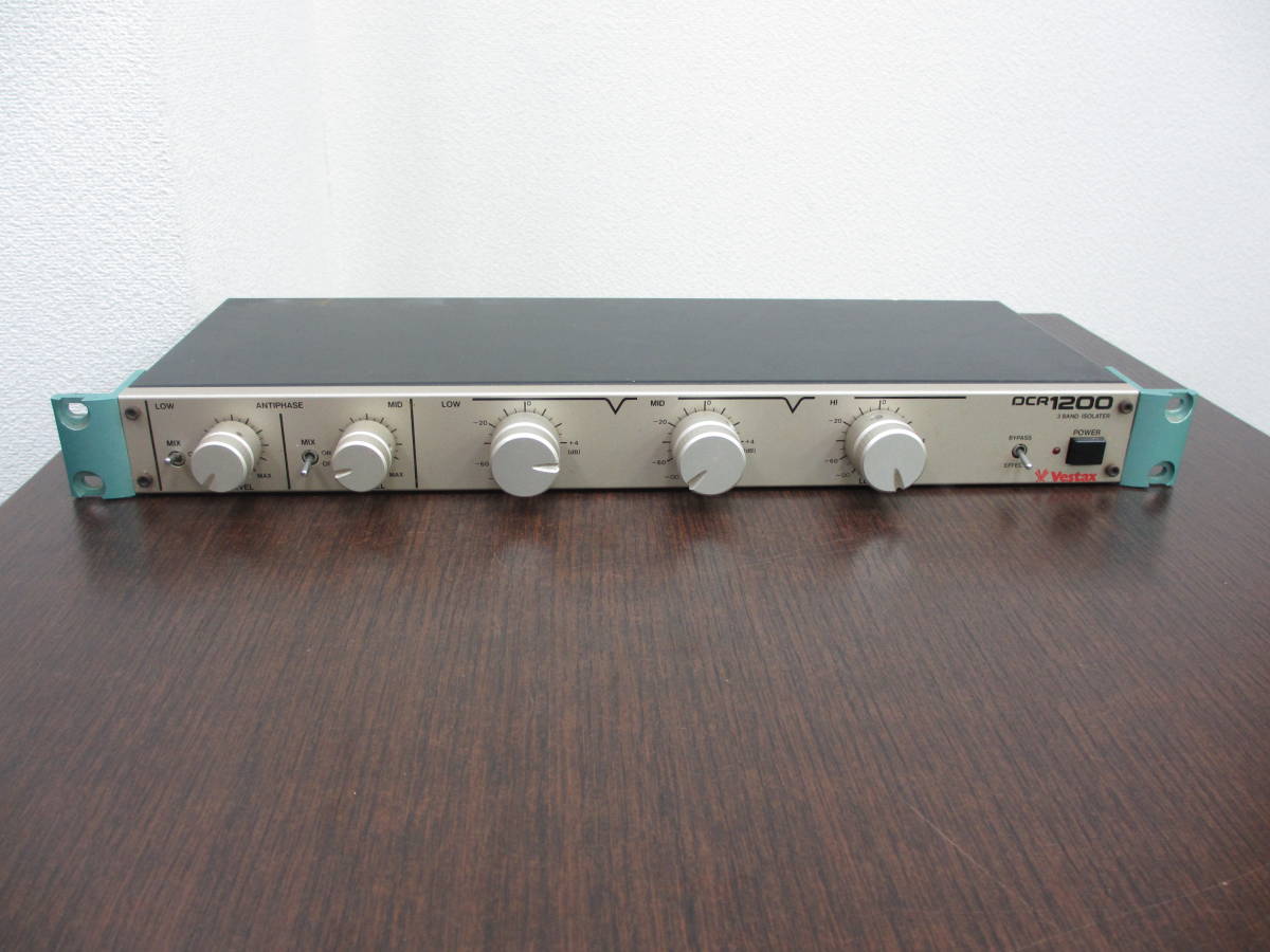 機材祭 音響祭 ベスタクス Vestax DCR1200 アイソレーター 3バンド ジャンク扱い