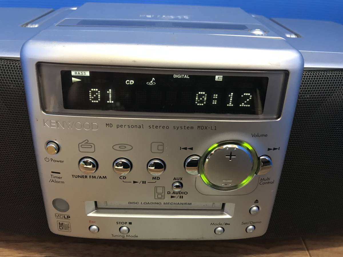 KENWOOD ケンウッド MDX-L1 MDパーソナルステレオシステム パーソナル