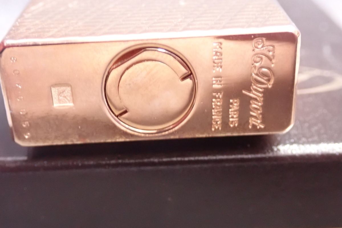 100%新品，定番】 ☆040834 デュポン S.T.Dupont ライター ゴールド