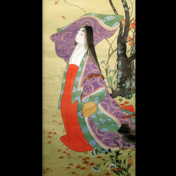 菅原 作｜掛軸販売・通販・買取の高美堂 篁緒 掛軸六歌仙 六歌仙図