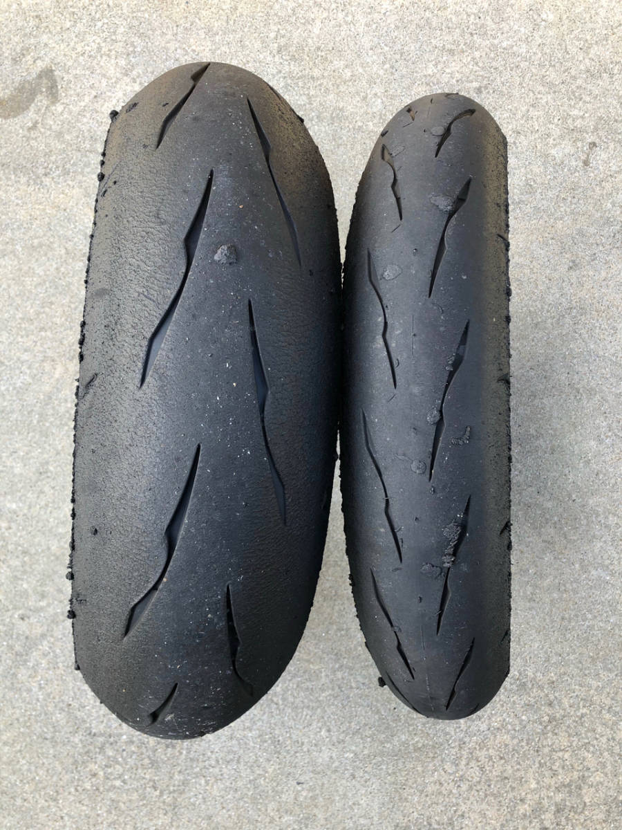 ブリヂストン バトラックス R11 中古前後セット 120⁄180-17インチ 2022