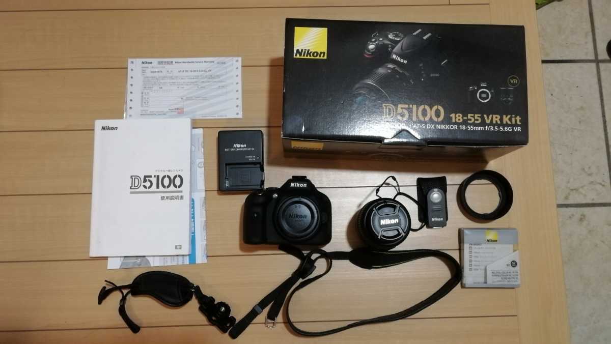 Nikon ニコン D5100 デジタル一眼 カメラ 18-55mm 3.5-5.6 美品
