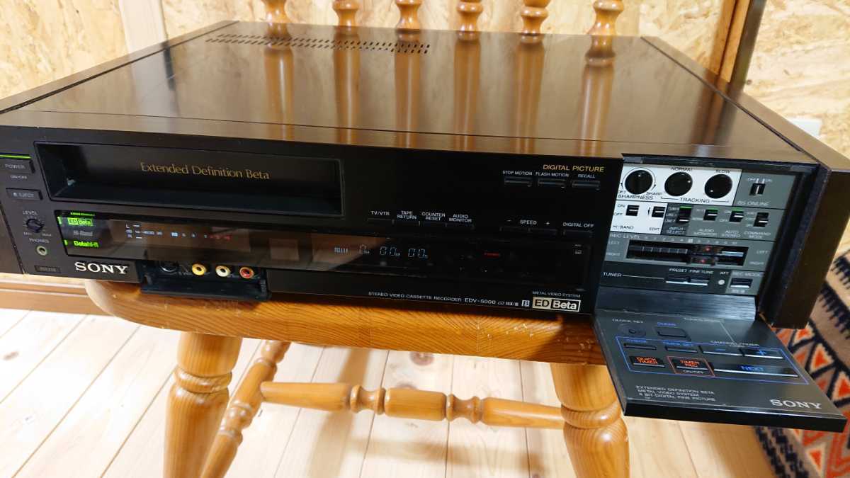 ソニー EDV-5000 SONY ソニー(SONY)|Βビデオデッキ（ベータビデオ