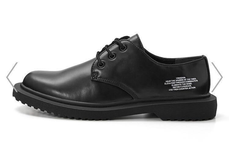 ラウンドトゥシューズUNDERCOVER Black 27cm 即決 新品 GU × UNDERCOVER ラウンドトゥシューズ ブラック 27cm