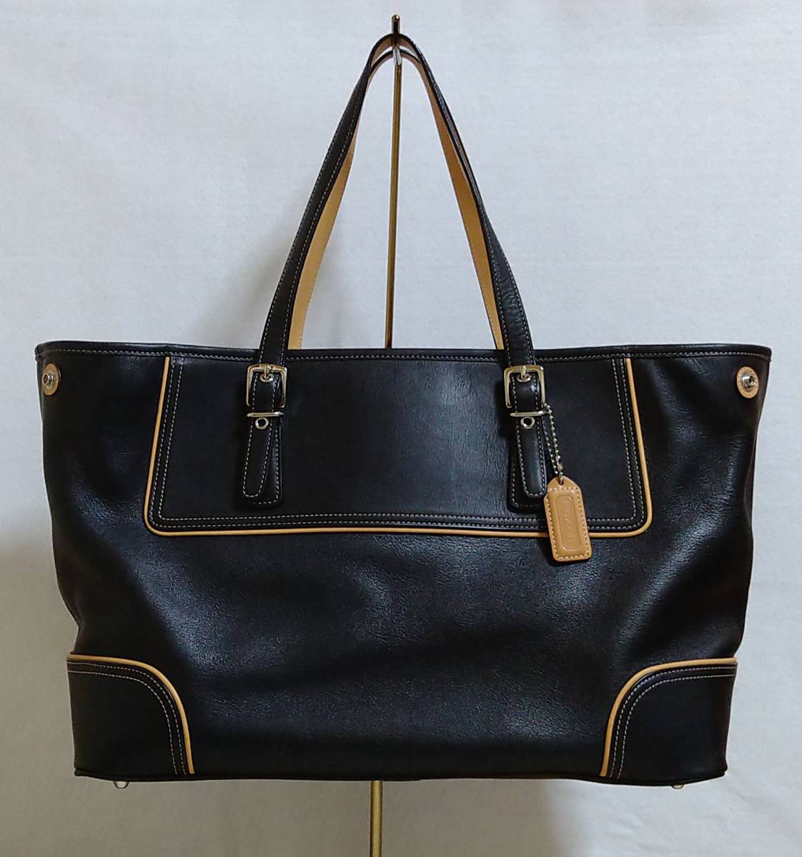 レア・美品】COACH コーチ 大人気のトートバッグ A4/PC収納OK フル 