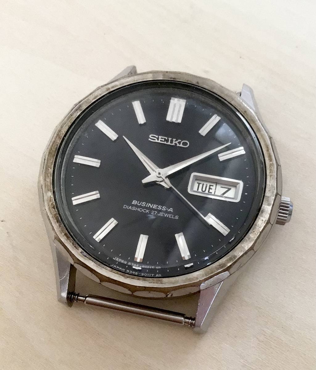 ◇◇SEIKO BUSINESS-A セイコー ビジネスA 8346-9010 DIASHOCK 27石