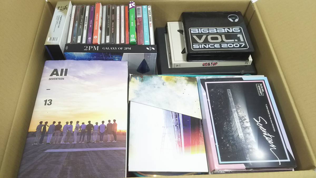 10mdd 訳あり Cdまとめて箱詰め 2pm Wanna One Twice Seventeen Bigbang他 アジアンポップス 売買されたオークション情報 Yahooの商品情報をアーカイブ公開 オークファン Aucfan Com