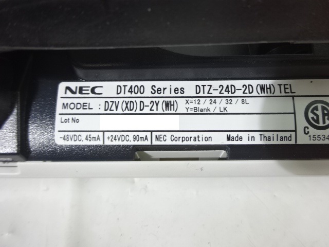 しんページ NEC DTZ-24D-2D(WH)TEL ⁄ 24ボタンデジタル多機能電話機 |中古