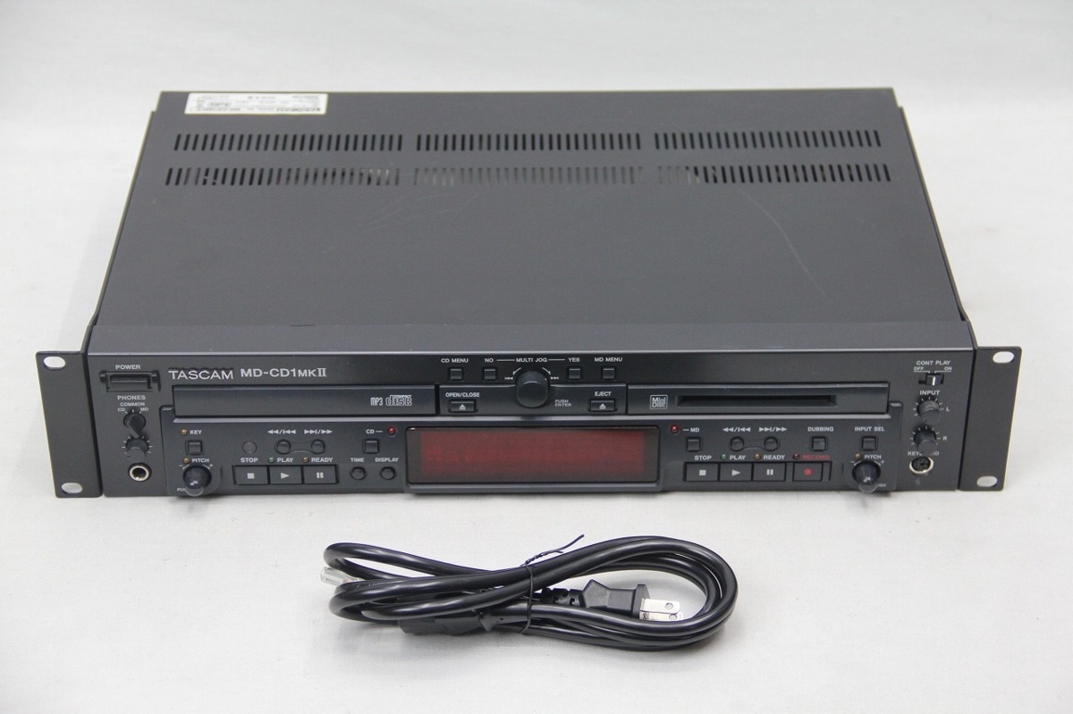TASCAM MD-CD1 タスカム MD | MD-CD1B MD⁄CDコンビネーションデッキ