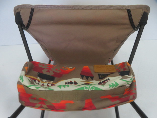 Helinox ✕ PENDLETON チェアホーム ツーソンカーキ 美品】ヘリノックス×ペンドルトン ホームデコ＆ビーチ チェアー