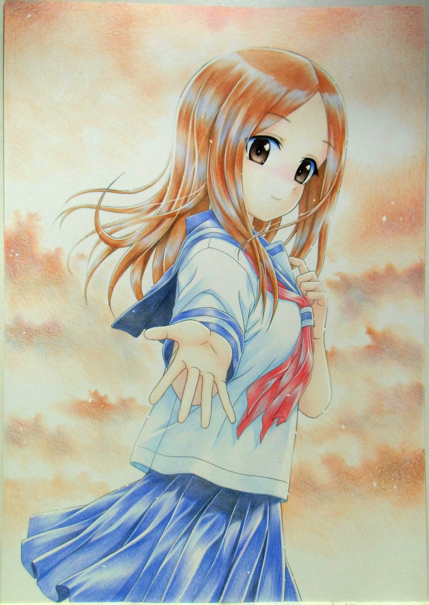 からかい上手の高木さん14 手画きイラスト いち早く