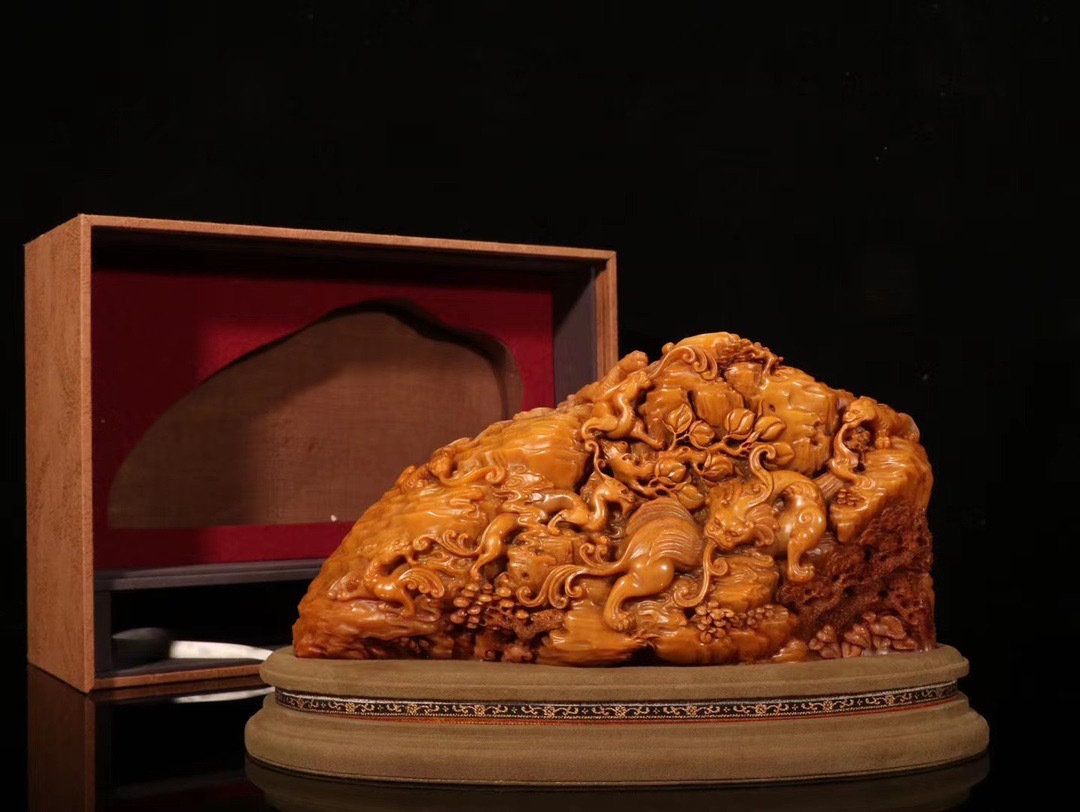 す674.中国墨◇特制黄山松煙◇青墨◇徽州歙県墨厰制◇書道具◇難あり