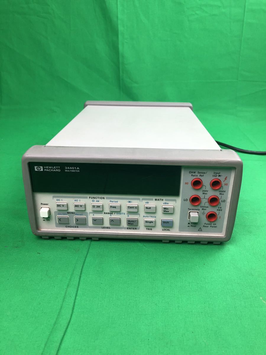 さめた ☆HP 34401A☆Multimeter 6桁版マルチメーター ☆現状渡し☆NO.3