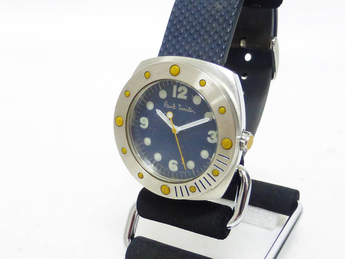 ☆ポールスミス クォーツ腕時計 6038 回転ベゼル 中古 Smith 時計 2026 