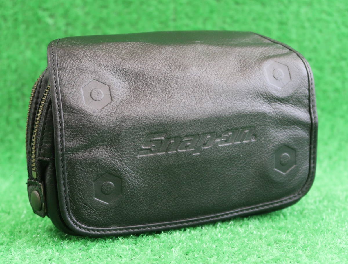 スナップオン【Snap-on】レア★レザーツールポーチ★ベルトバッグ★未使用古置き品