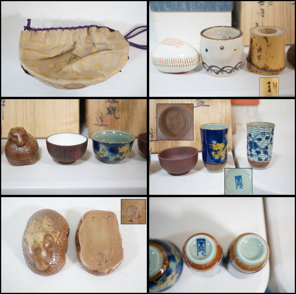 茶道具 蓋置 茶碗 棗 柄杓 茶入 水指 茶筅 茶盆 茶匙 香合 水差 菓子