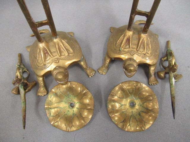 品質保証，送料無料】 【古い黄銅製 五具足・揃】時代物仏教美術 仏具
