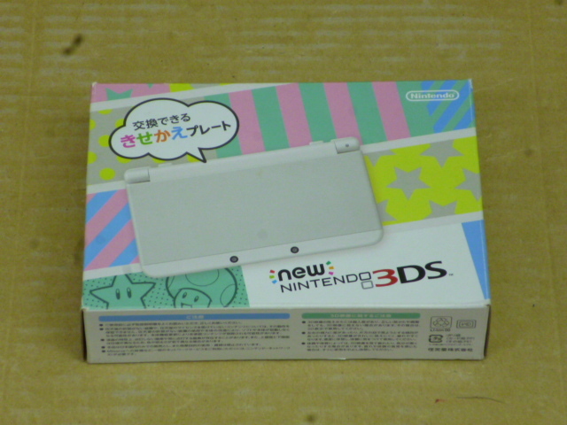 ジャンク品 ホワイト New 3DS LL 本体 箱あり 動作OK ニンテンドー3DS