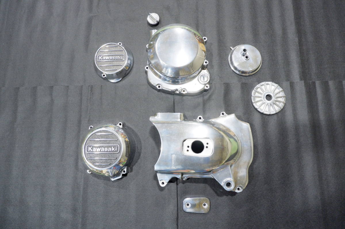 中古 カワサキ 純正 バイク 部品 ZRX400 エンジンカバー 純正 315A