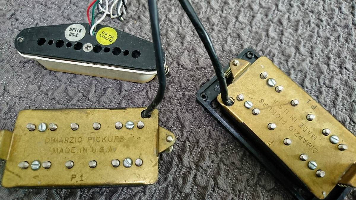 DIMARZIO ( ディマジオ ) DP116 WHITE　HS-2　＋　ハムバッカー x 2
