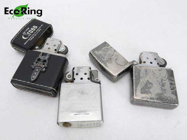 1円 ジッポー オイル ライター 計3点セット BY390 ジッポー ZIPPO 小缶