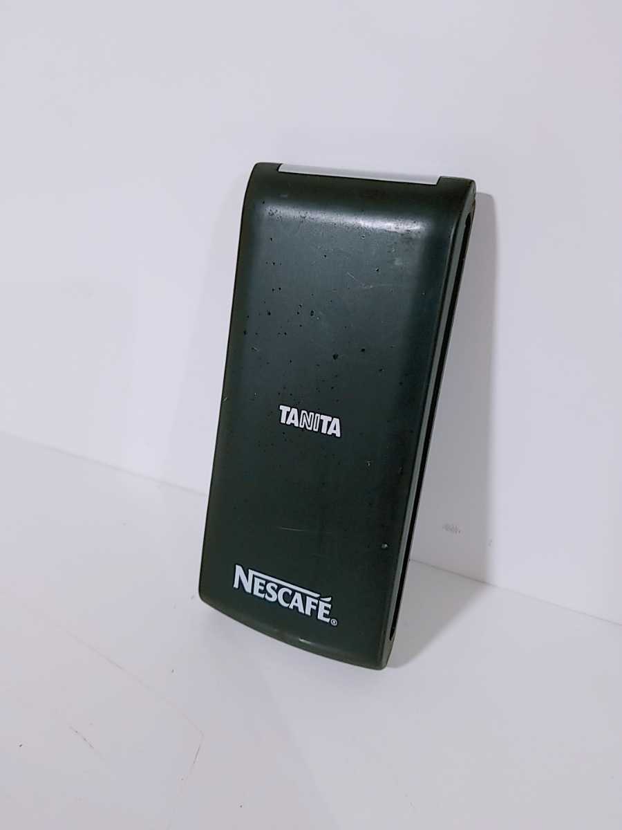 動作品 ネスカフェ タニタ ポケッタブルスケール ブラック KP-104 デジタルはかり 電子天秤 中古 必ず商品説明ご確認ください。_2