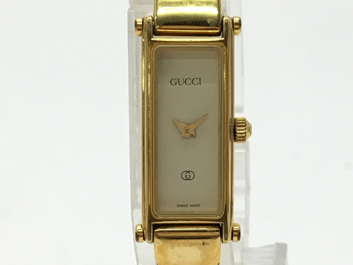 【4m2245】 腕時計 GUCCI 1500 クォーツ 2針 レディース ジャンク　中古