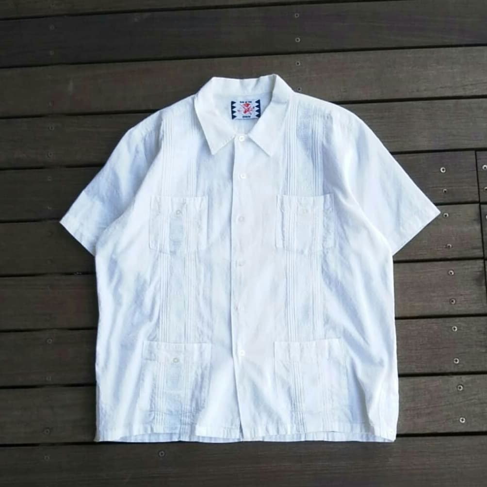 本物保証，格安 18SS SON OF THE CHEESE kanji cuba shirts SC1810-SH13 サノバチーズ シャツ ホワイト L 半袖(Lサイズ)｜売買されたオークション情報、yahooの商品情報をアーカイブ公開 - オークファン 半袖シャツ一般