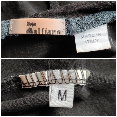 名作 John Galliano ジョン・ガリアーノ newspaper ニュースペーパー柄