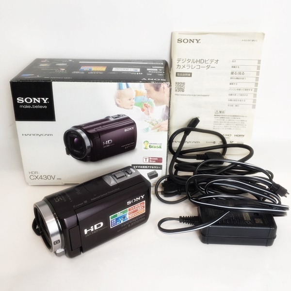 SONY ビデオカメラ HDR-CX430V HDR-CX430V｜トレファクONLINE (ソニー