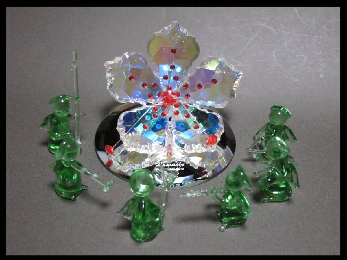 クリスタルガラス アート ハイビスカス Hawaii 手作りガラス細工 色ガラス 天使人形 音楽隊 置物 売買されたオークション情報 Yahooの商品情報をアーカイブ公開 オークファン Aucfan Com