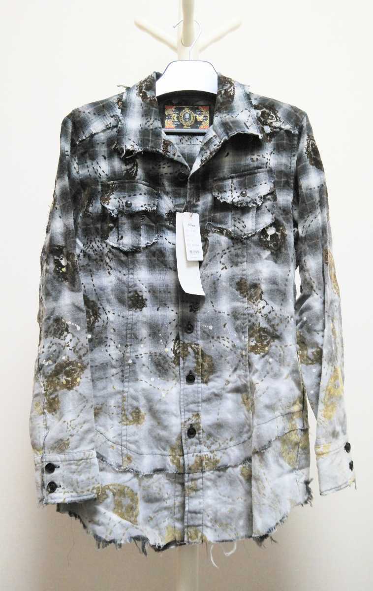 トップス L.G.B Back Cross long sleeve top archive LGB Skull Back
