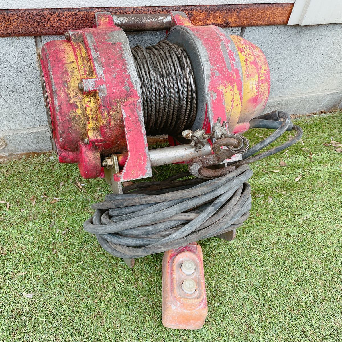 動作良好◇新ダイワ/shindaiwa マイティウインチ SW151R 150kg 単相 
