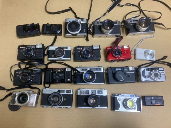 【爆買い，定番】 S401- カメラ 20点 まとめ KONICA ROLLEI LUMIX コンパクトフィルムカメラ コンパクトデジタルカメラ ②(コンパクトカメラ)｜売買されたオークション情報、yahooの商品情報をアーカイブ公開 - オーク コンパクトカメラ