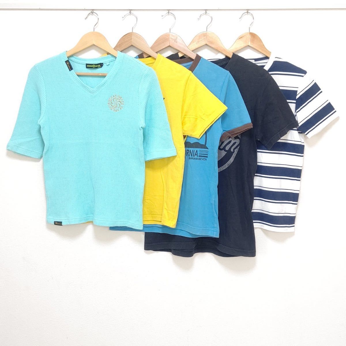お得!!【まとめ売り】半袖 Tシャツ 5着 セット バナナセブン クイック 