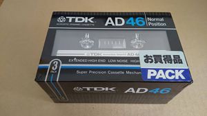 カセットテープ TDK AD | - 46分 ノーマルポジション メルカリ 0 録音 