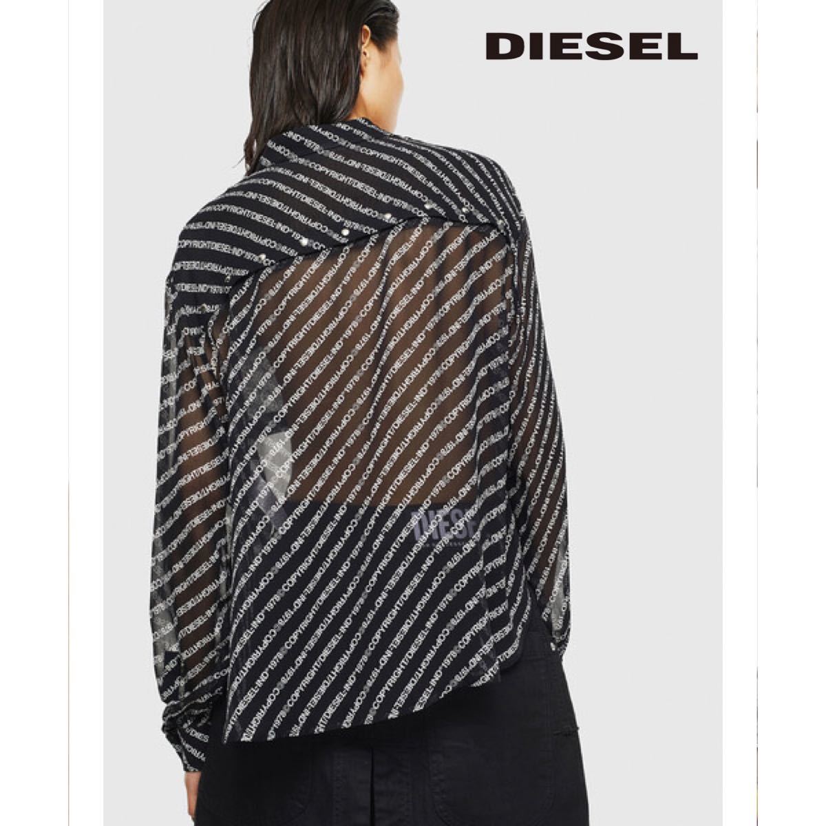 新品 未使用 ☆定価30,800円 24die DIESEL ディーゼル レーヨン シャツ 