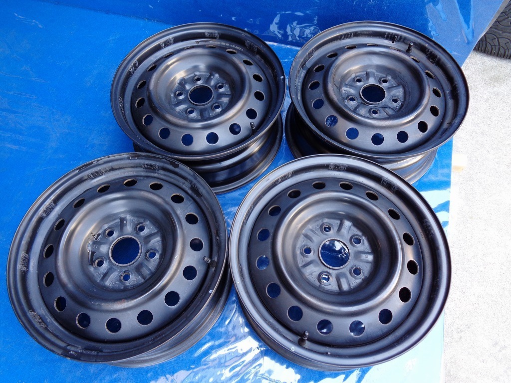 送料込み☆即決】トヨタ カムリ純正 鉄 スチール 6.5j +45 PCD114.3