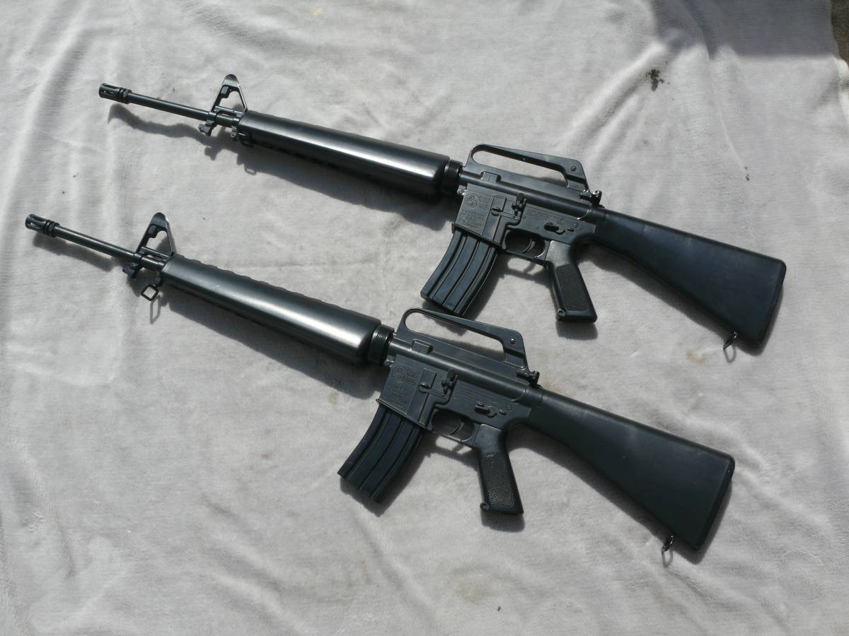 人気定番，セール 東京マルイ M16A1 エアガン 2個 コルト AR-15 エアコッキング エアコキ 18歳以上(エアガン)｜売買されたオークション情報、yahooの商品情報をアーカイブ公開 - オークファン エアガン