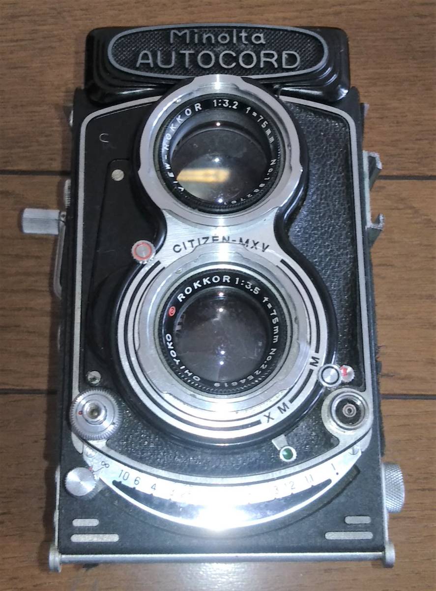 ジャンク】 MINOLTA AUTOCORD 二眼レフフィルムカメラ ミノルタオート