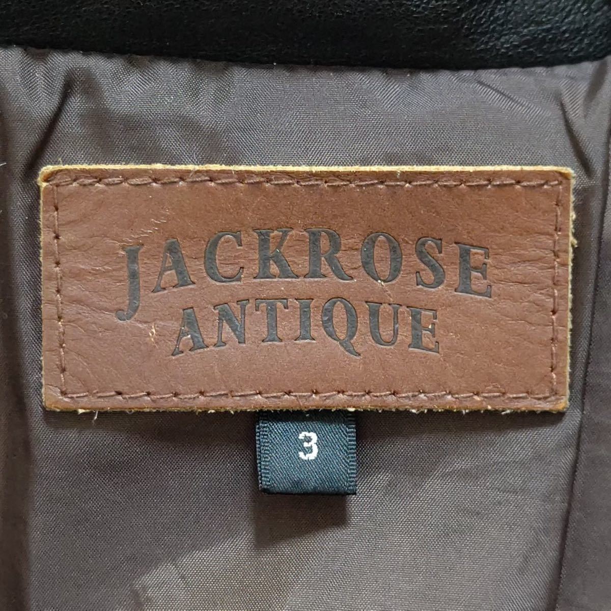 超高級【JACKROSE ANTIQUE】 ジャックローズ オールレザー ダウン 