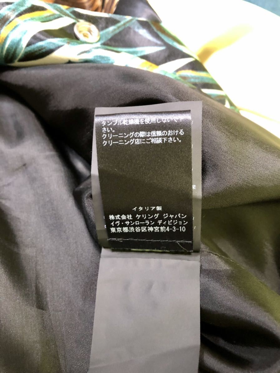 SAINT LAURENT PARIS 16SS 鷹 虎 size:48 イーグル タイガー